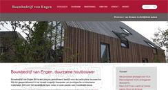 Desktop Screenshot of bouwbedrijfvanengen.nl