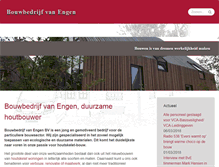 Tablet Screenshot of bouwbedrijfvanengen.nl